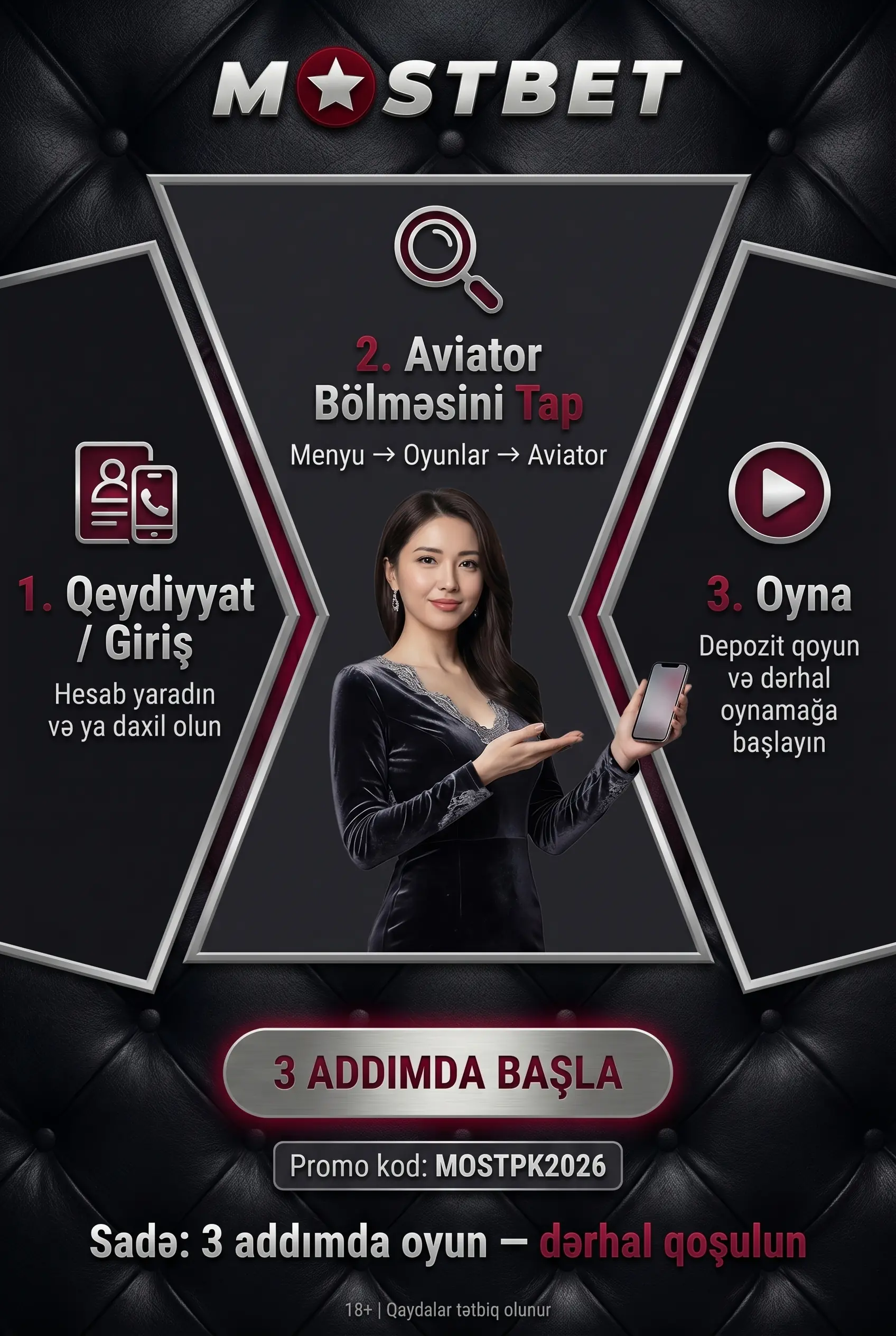 Mostbet giriş və Aviator oyununu tapmaq