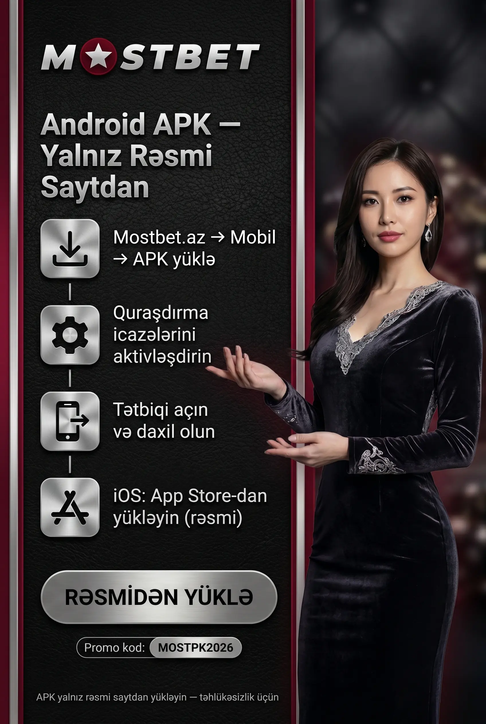 Android APK və iOS yükləmə yolları