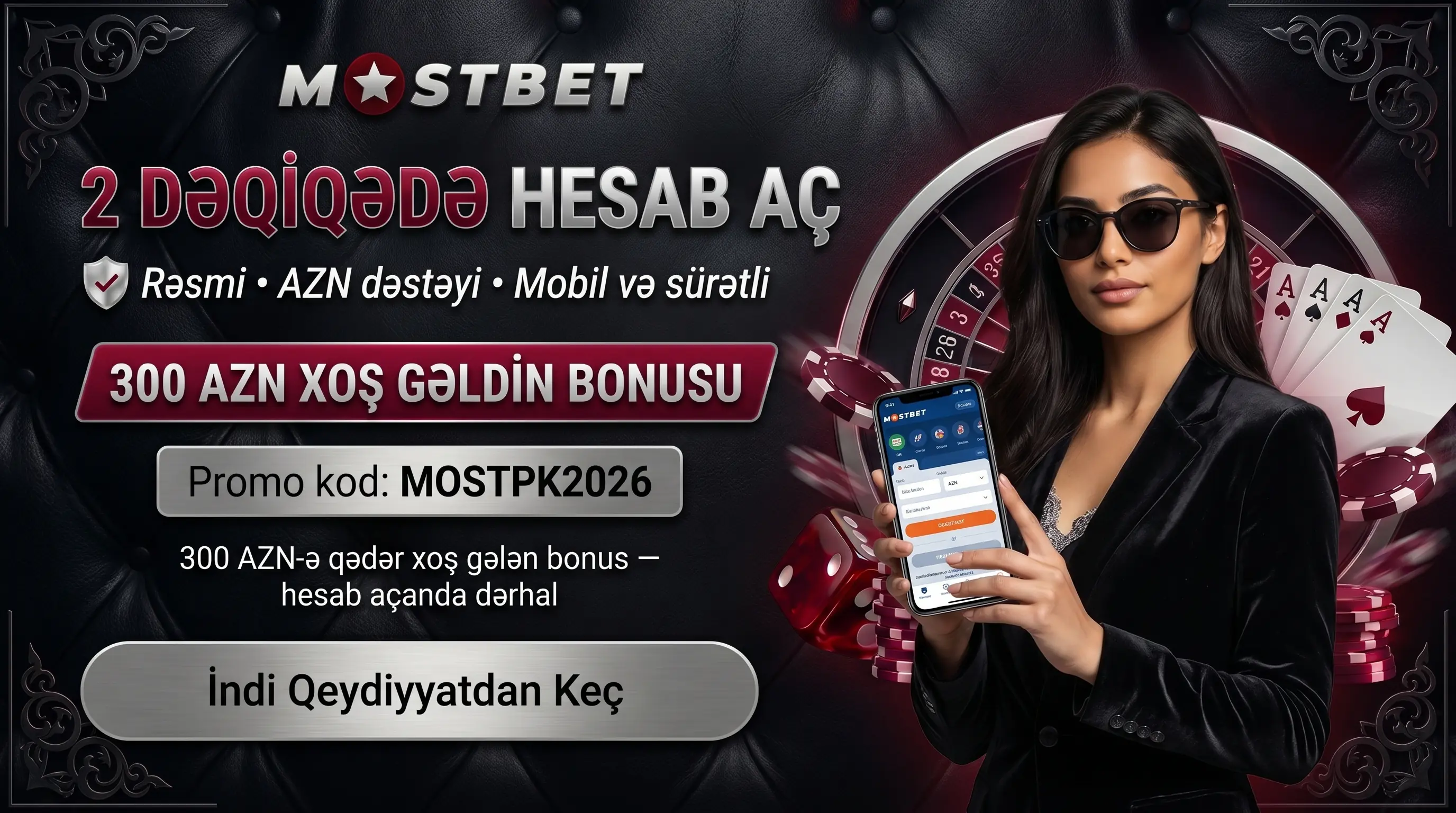 Mostbet qeydiyyat təlimatı